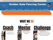 Tablet Screenshot of gofencing.com
